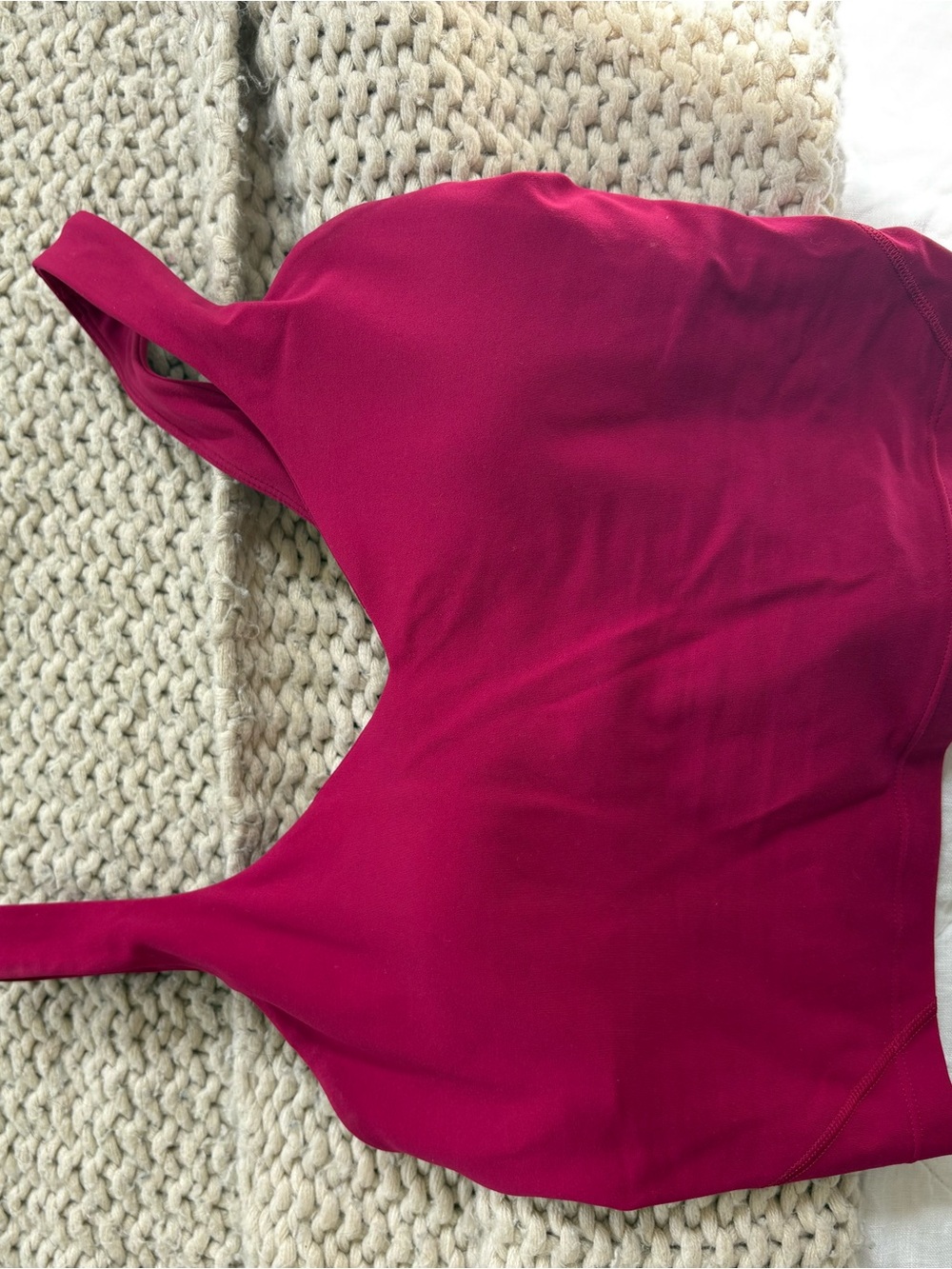 lululemon athletica Deep Pink Racerback Tank Top